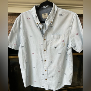 VANS Off The‎ Wall Mens Button Down Shirt